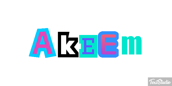 Akeem Text effect