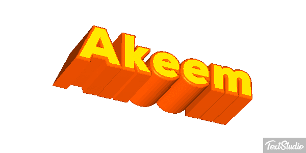 Akeem Text effect