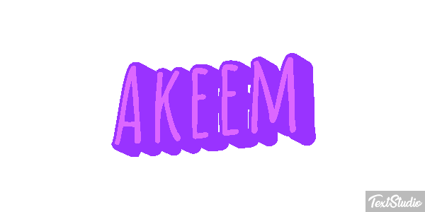Akeem Text effect