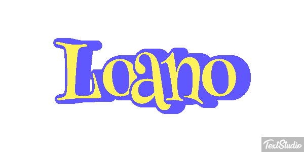 Loano Tekst effect