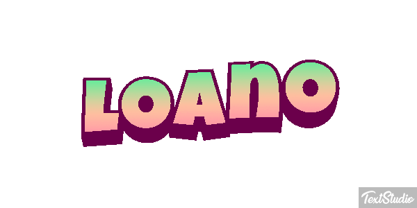 Loano Tekst effect