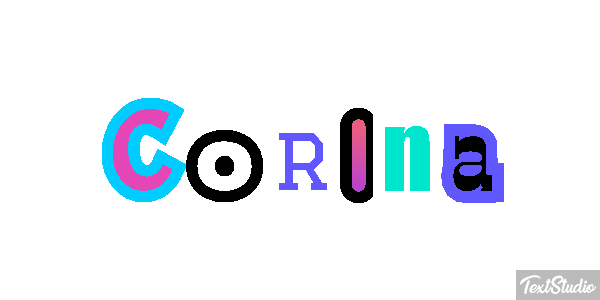 Corina Text effect