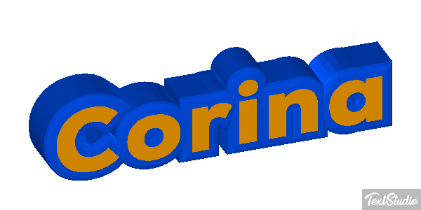 Corina Text effect