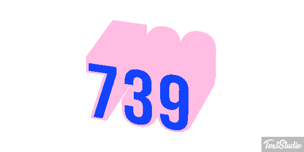 739 Texteffekt