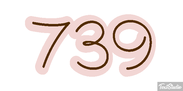 739 Texteffekt