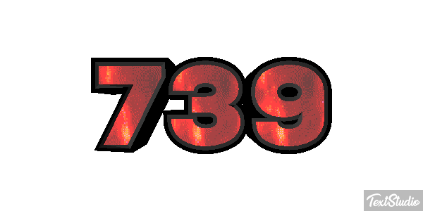 739 Texteffekt