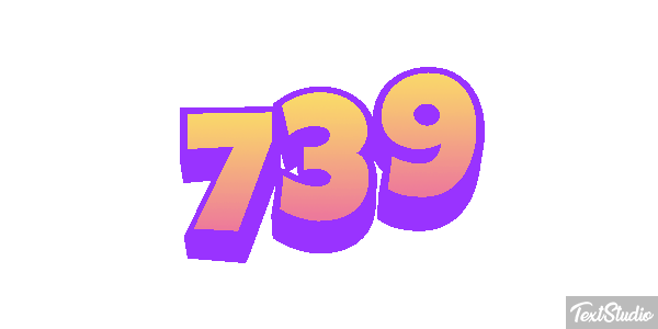 739 Texteffekt