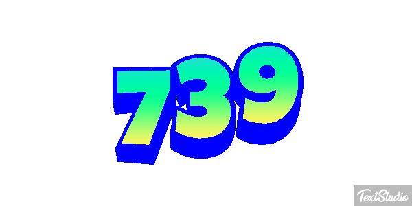 739 Texteffekt
