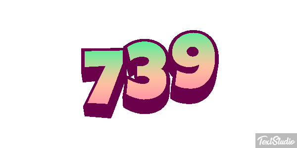 739 Texteffekt