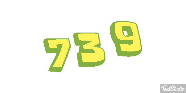 739 Texteffekt