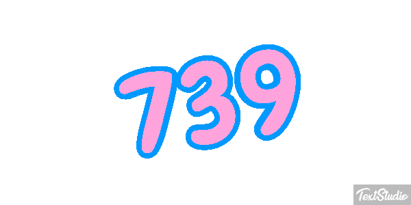 739 Texteffekt