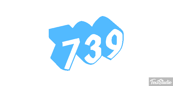 739 Texteffekt