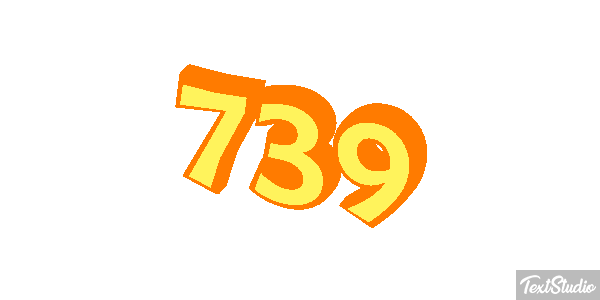 739 Texteffekt