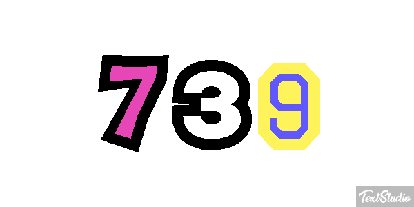 739 Texteffekt