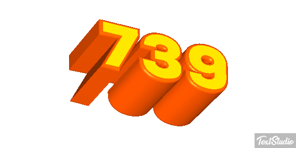 739 Texteffekt