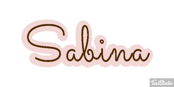 Sabina Texteffekt