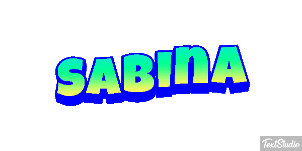 Sabina Texteffekt