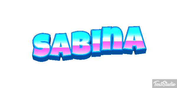 Sabina Texteffekt