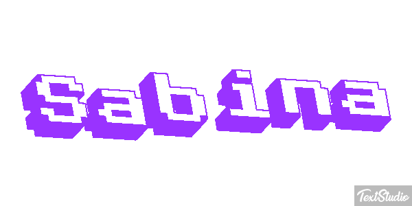 Sabina Texteffekt