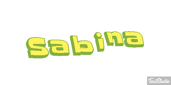 Sabina Texteffekt