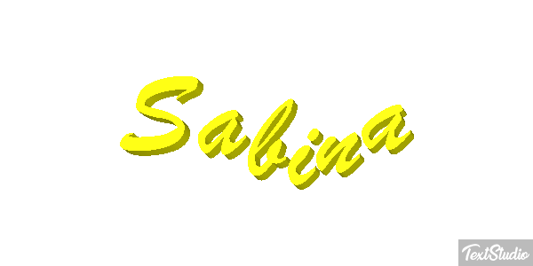 Sabina Texteffekt