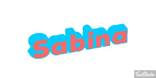 Sabina Texteffekt
