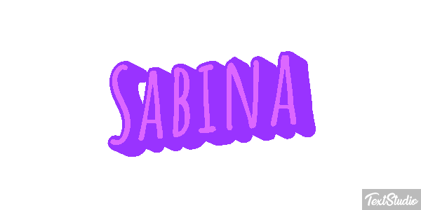 Sabina Texteffekt