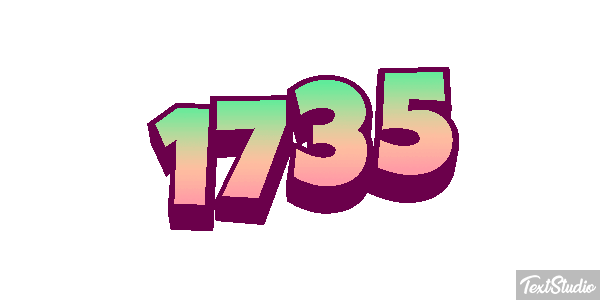 1735 Text effect