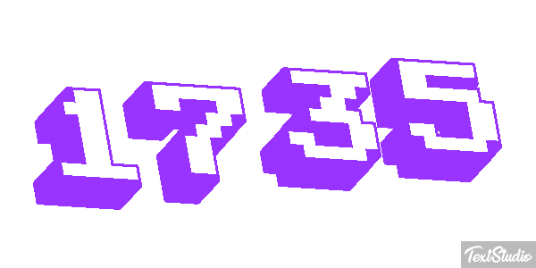 1735 Text effect