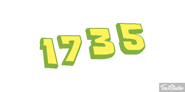 1735 Text effect