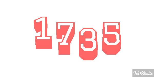 1735 Text effect