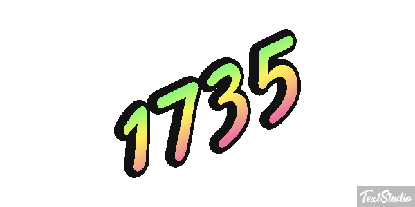 1735 Text effect