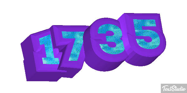 1735 Text effect