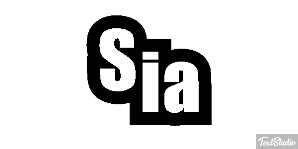 Sia Efecto de texto