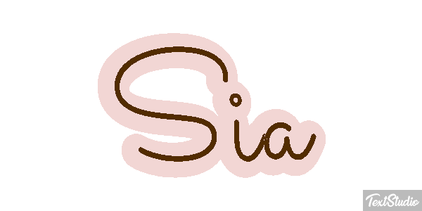 Sia Efecto de texto
