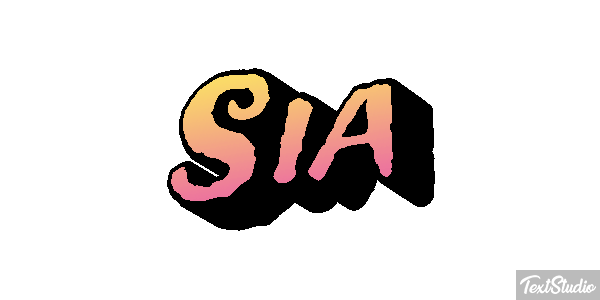 Sia Efecto de texto