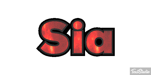 Sia Efecto de texto