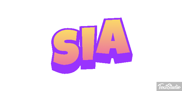 Sia Efecto de texto