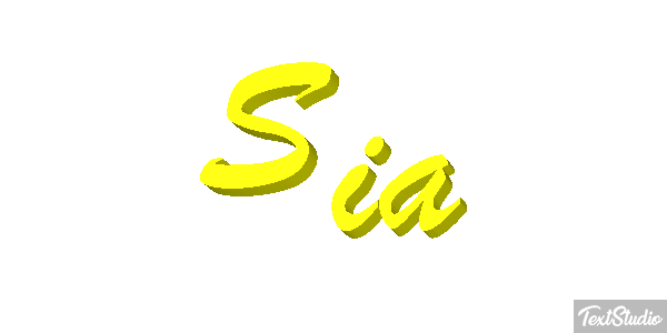 Sia Efecto de texto