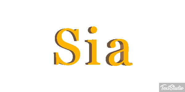 Sia Efecto de texto