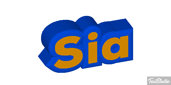 Sia Efecto de texto
