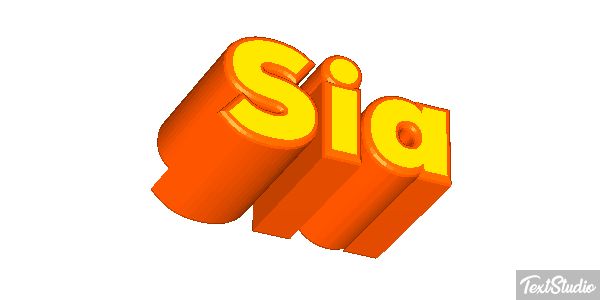 Sia Efecto de texto