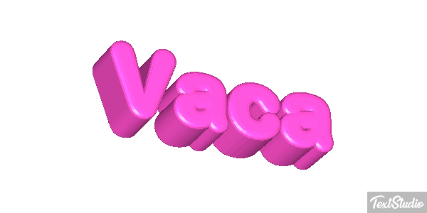 Vaca Text effect