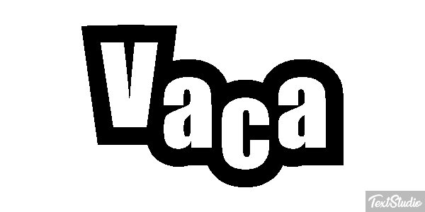 Vaca Text effect