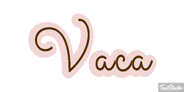 Vaca Text effect