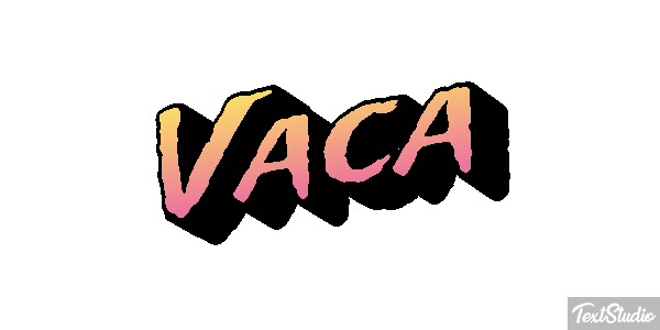 Vaca Text effect