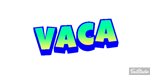 Vaca Text effect