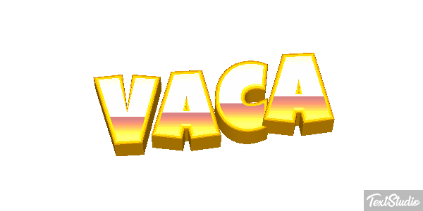 Vaca Text effect