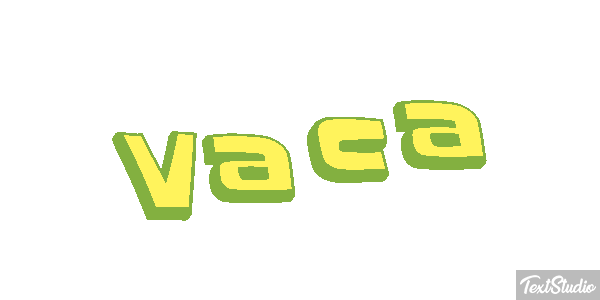 Vaca Text effect