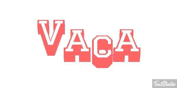 Vaca Text effect